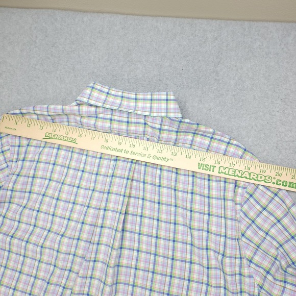 Vineyard Vines Whale Shirt Mens Large Multicolor Plaid Slim Fit Button Down - Picture 11 of 14